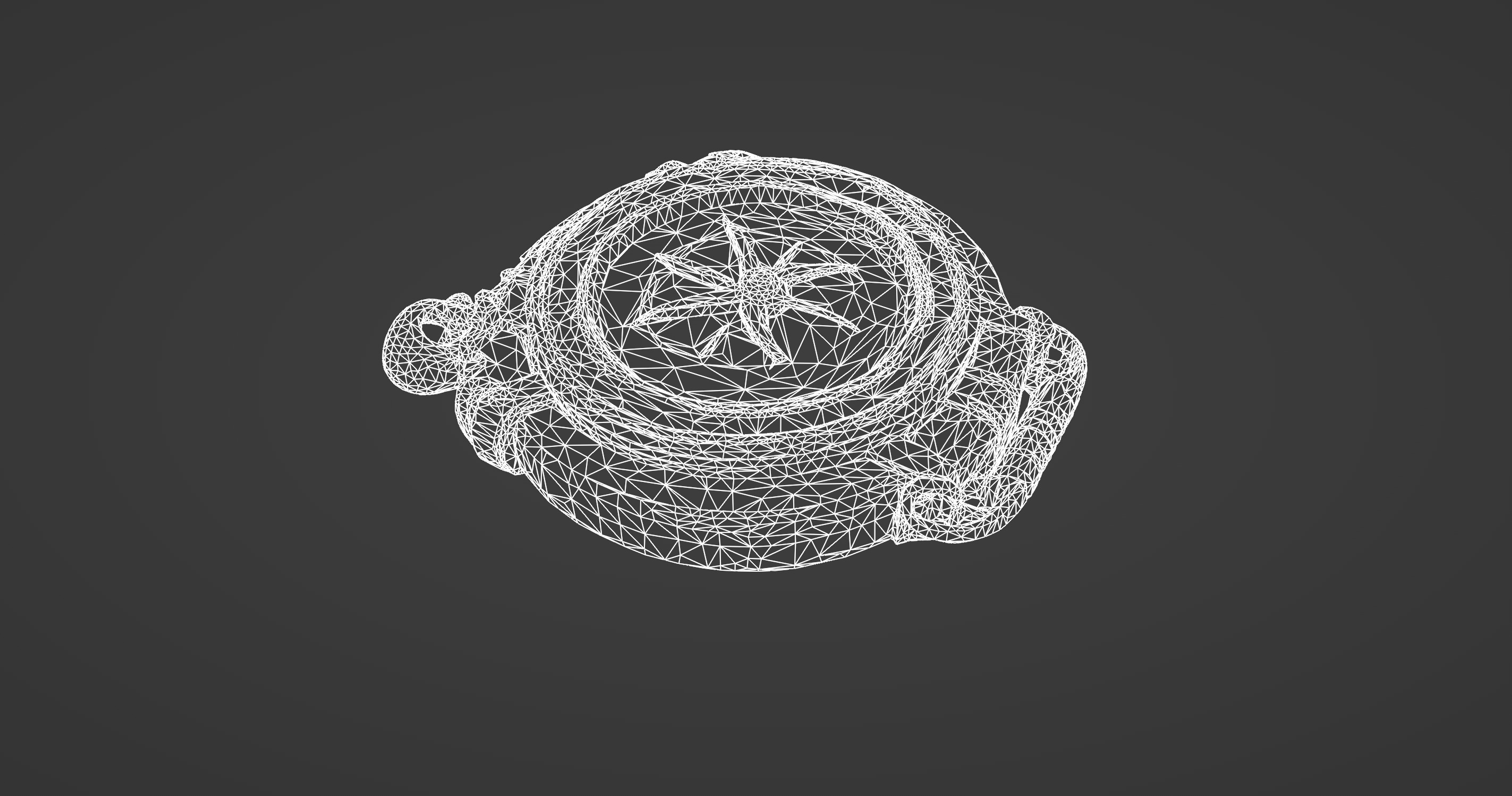 Steampunk Pocket Compass 3D Model 3D model_8