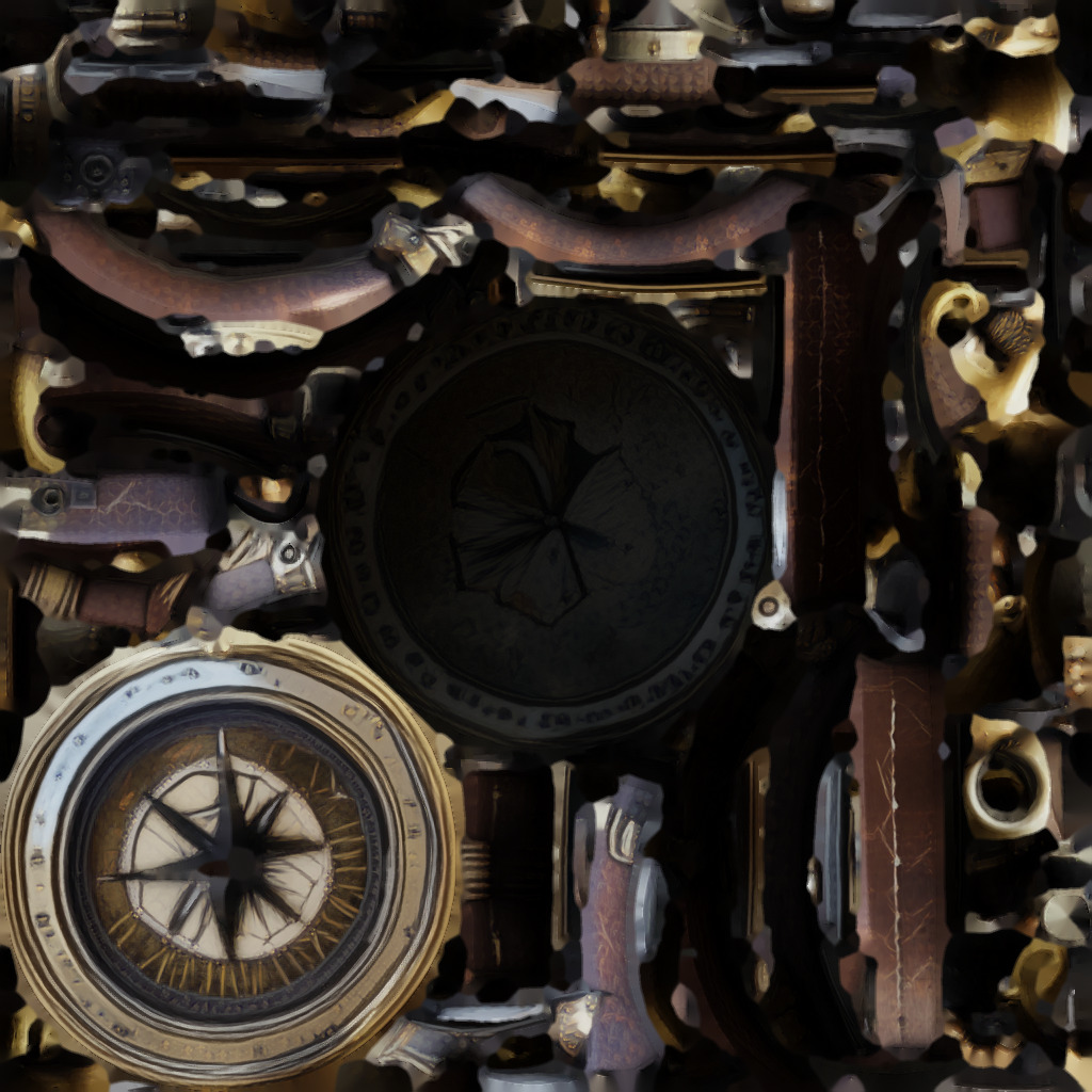 Steampunk Pocket Compass 3D Model 3D model_10
