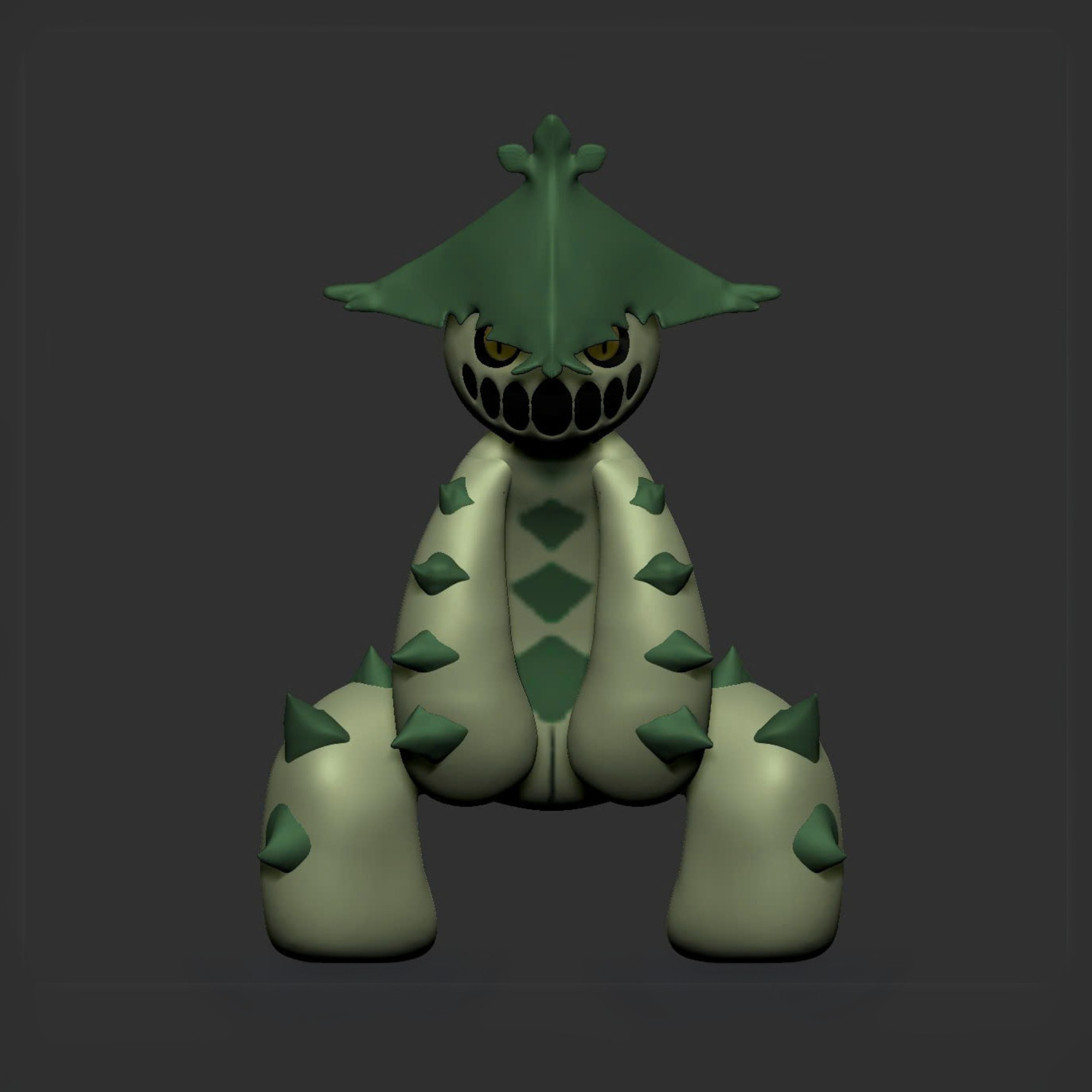 Cacturne x Dark Pulse 3D Print Model STL for 3D Printing 3D print model_1