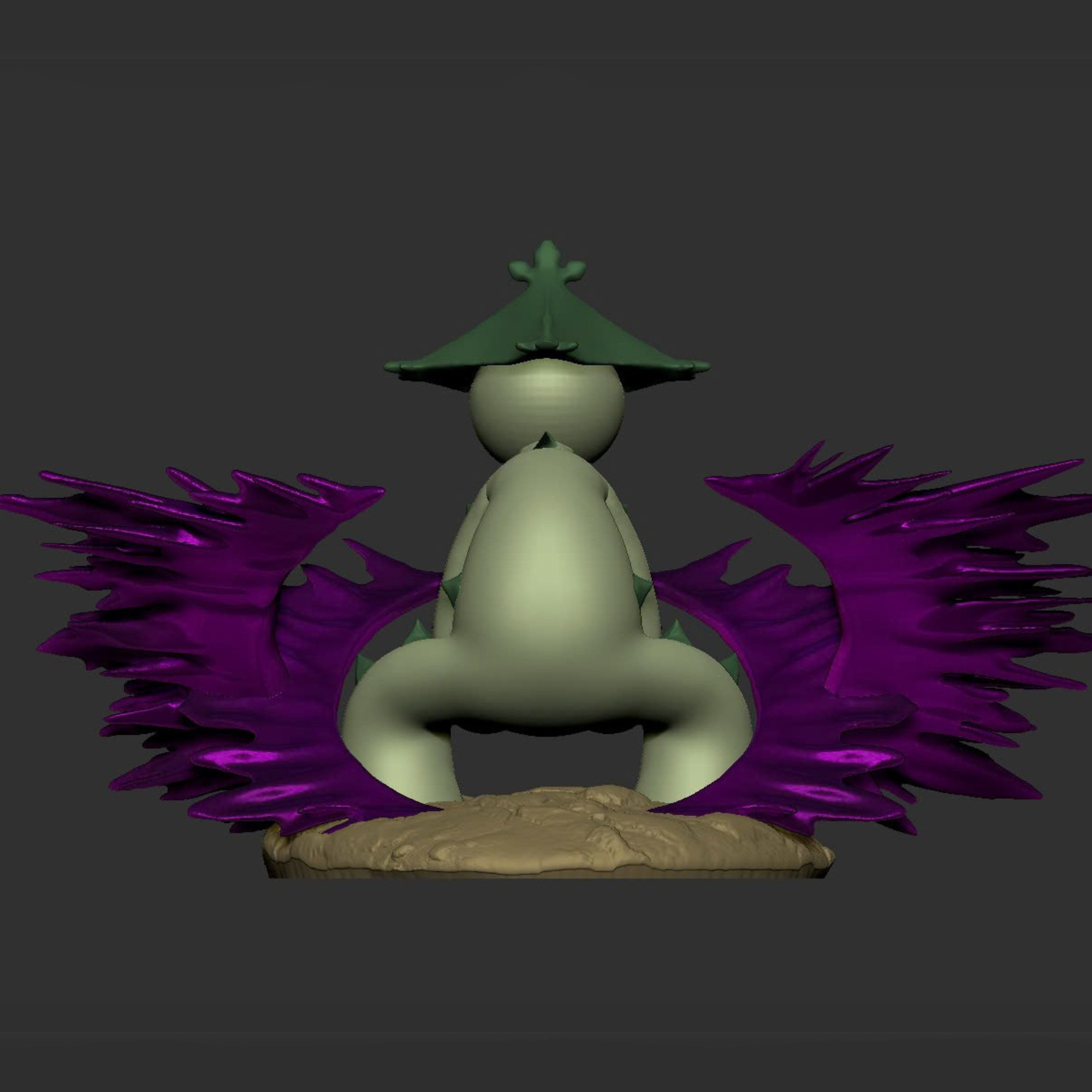 Cacturne x Dark Pulse 3D Print Model STL for 3D Printing 3D print model_5