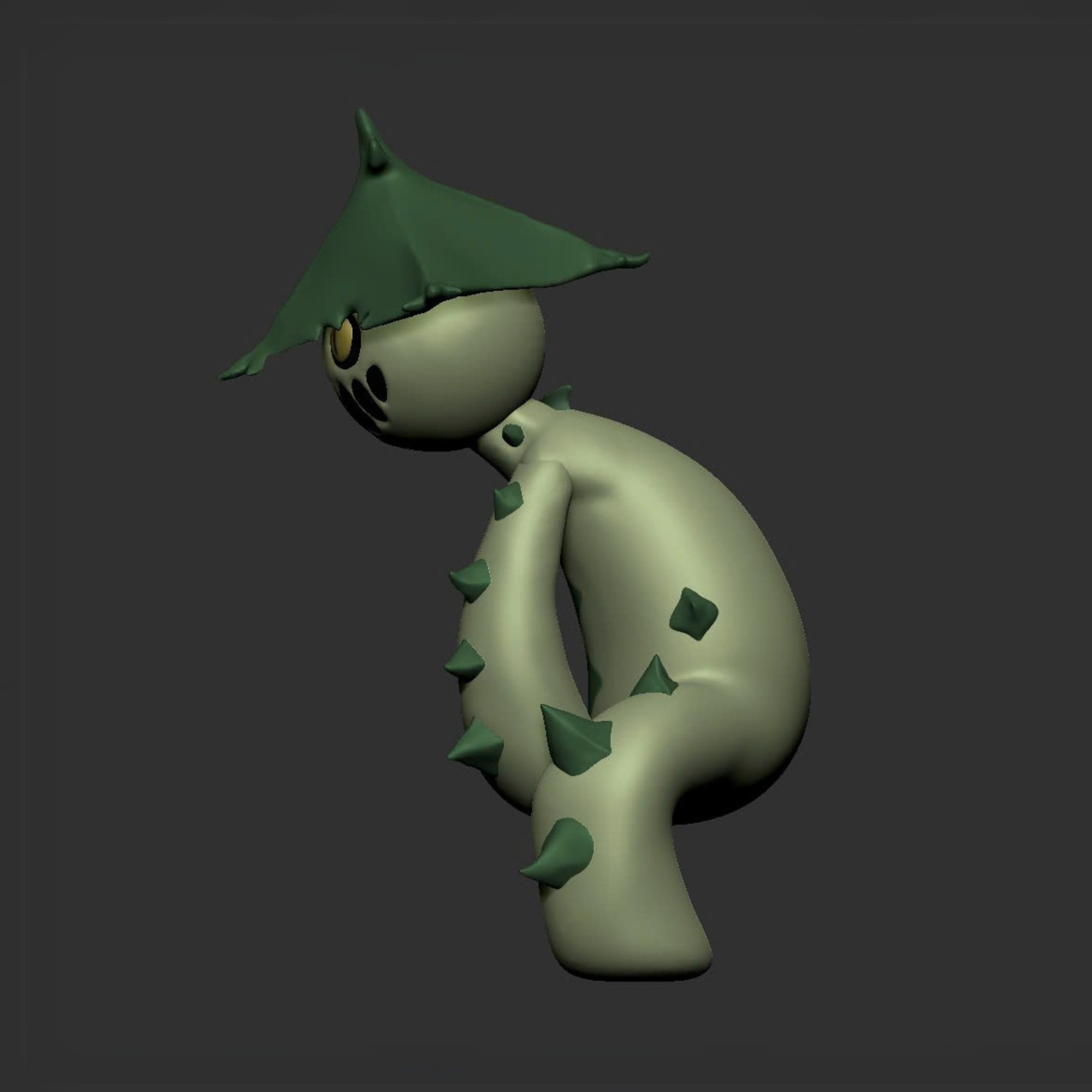 Cacturne x Dark Pulse 3D Print Model STL for 3D Printing 3D print model_2