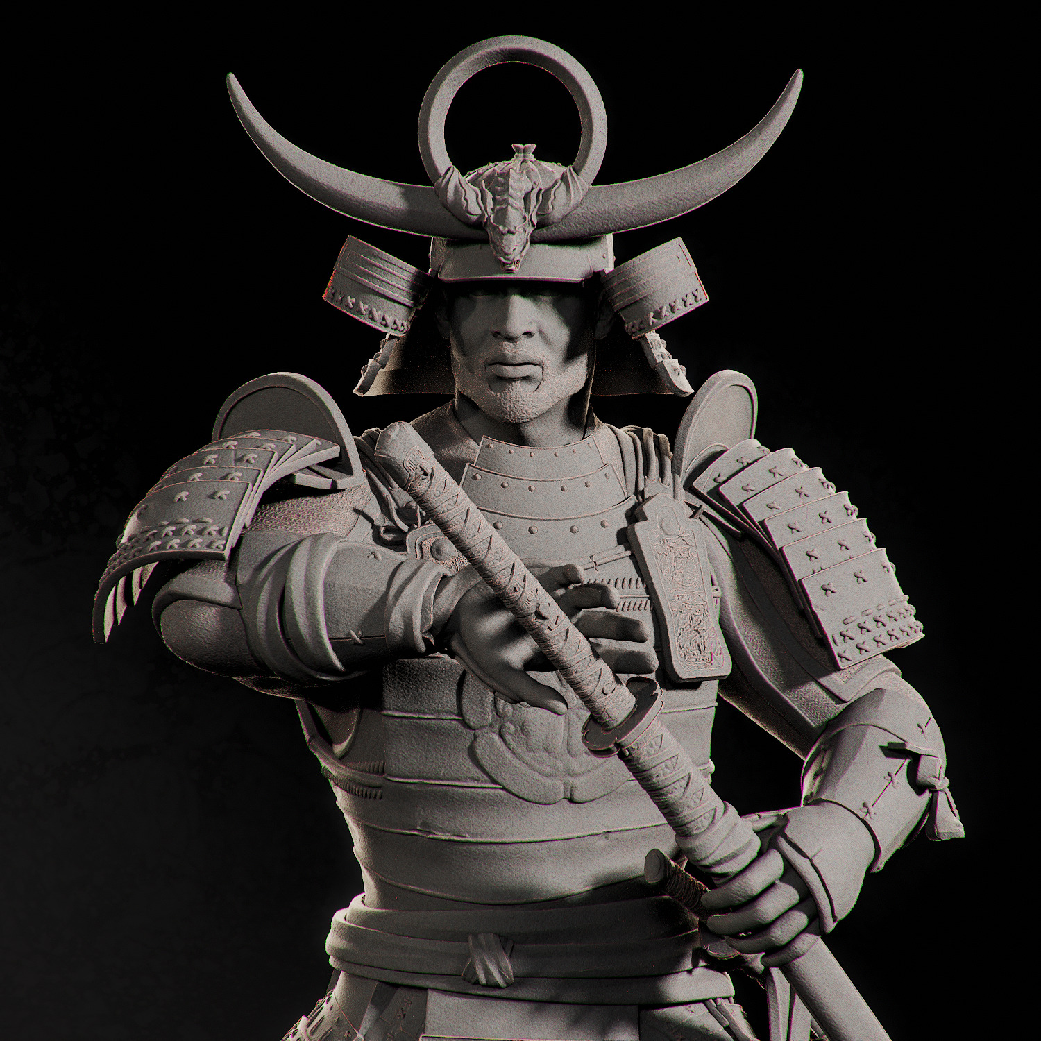 Yasuke Samurai Assassins Creed Shadows 3D print model_8