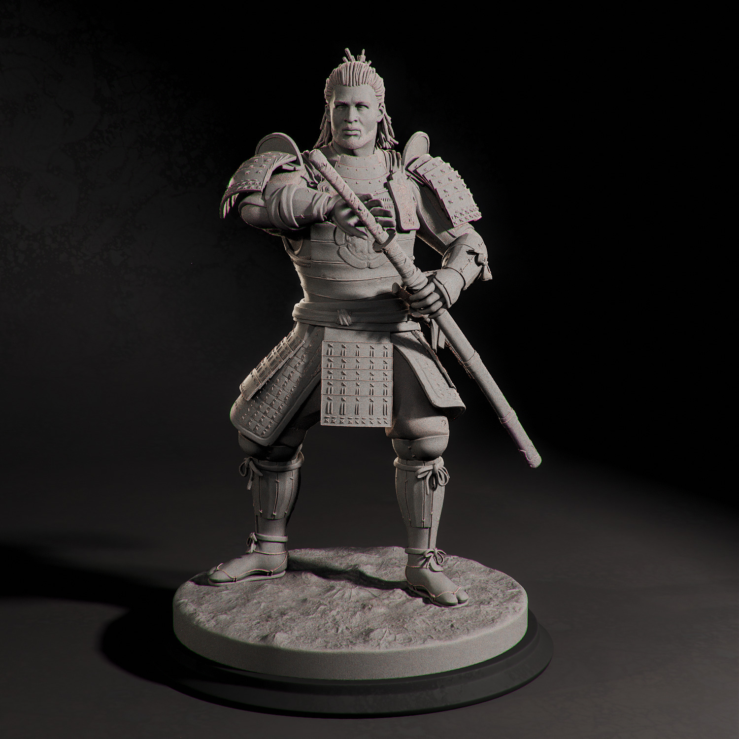 Yasuke Samurai Assassins Creed Shadows 3D print model_3