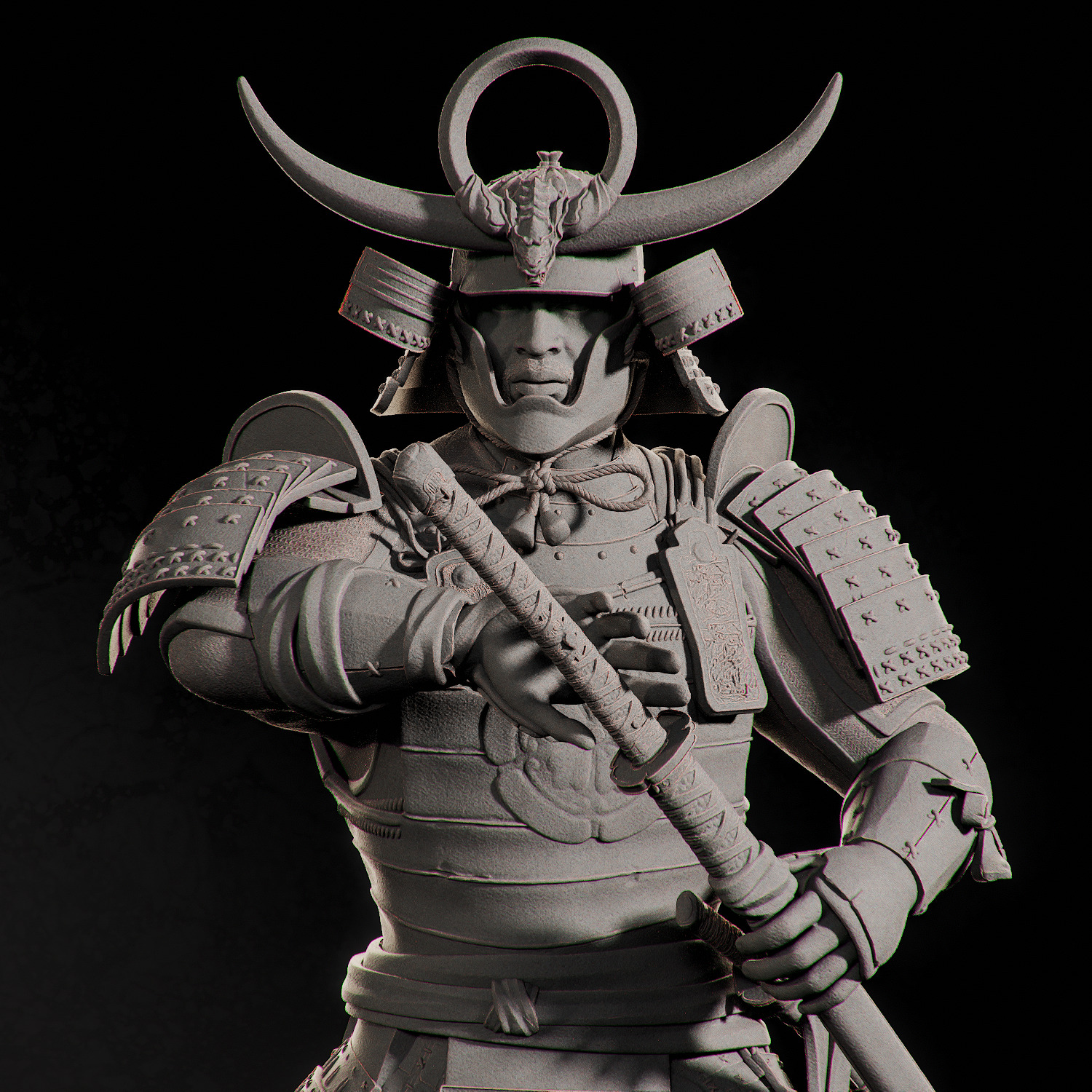 Yasuke Samurai Assassins Creed Shadows 3D print model_1