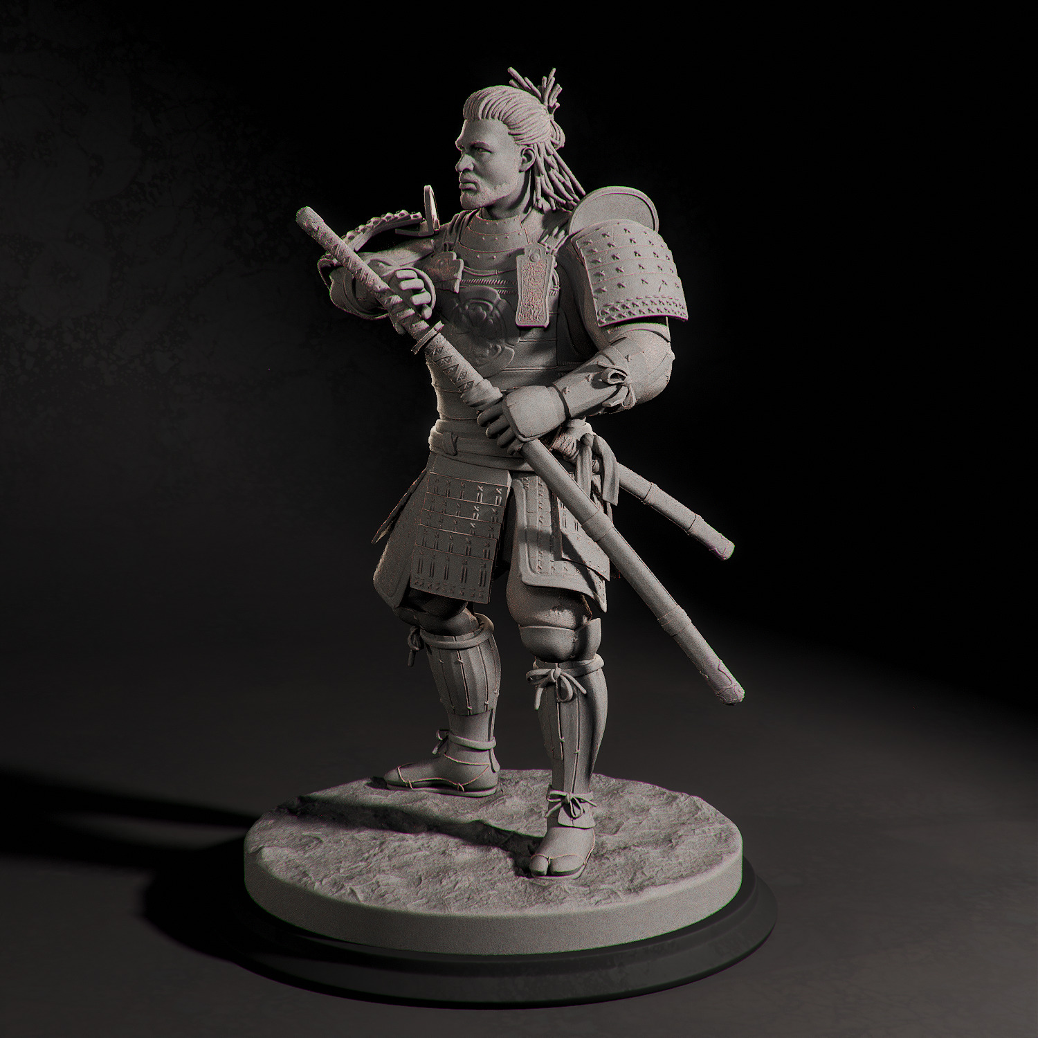 Yasuke Samurai Assassins Creed Shadows 3D print model_4