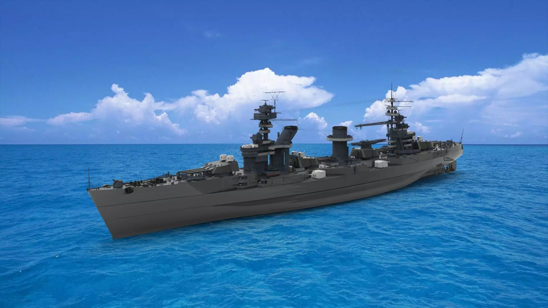  battleship 3D model_0