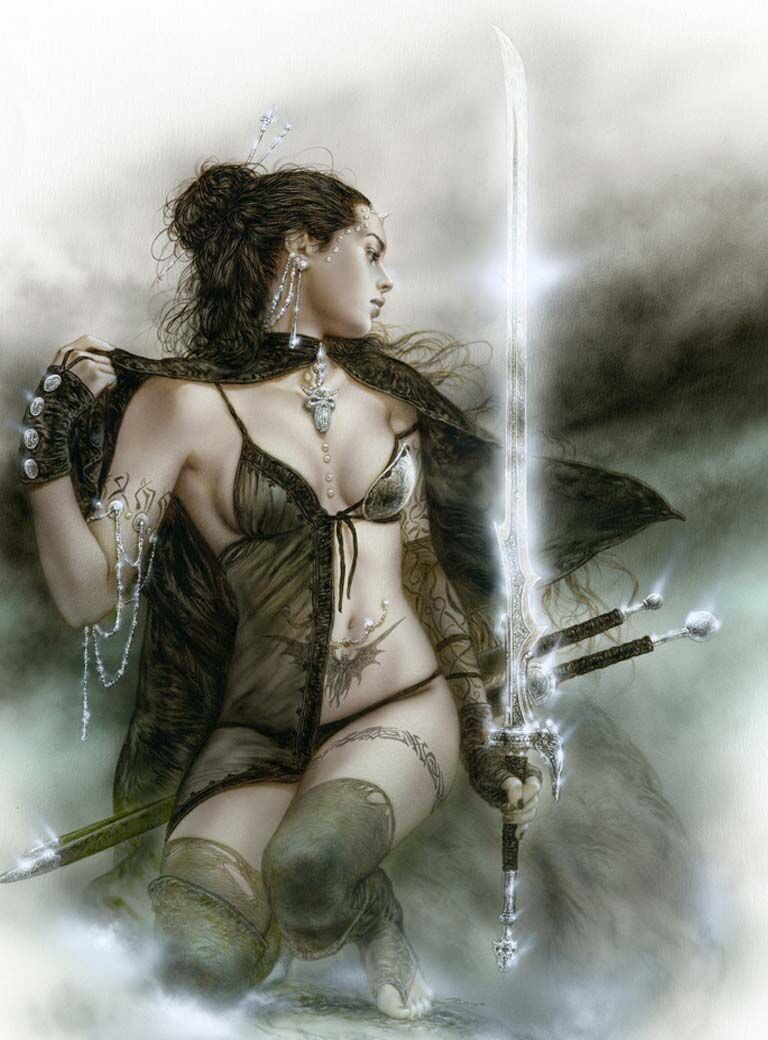 Aedin - Luis Royo tribute 3D print model_13