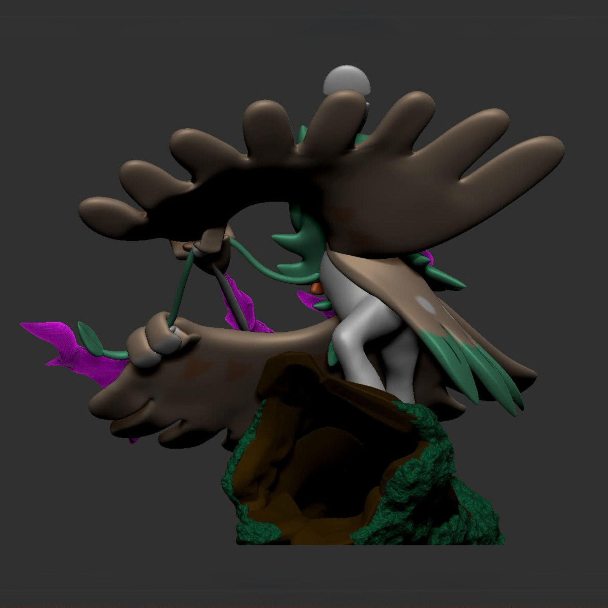Decidueye x Spirit Shackle 3D Print Model STL for 3D Printing 3D print model_7