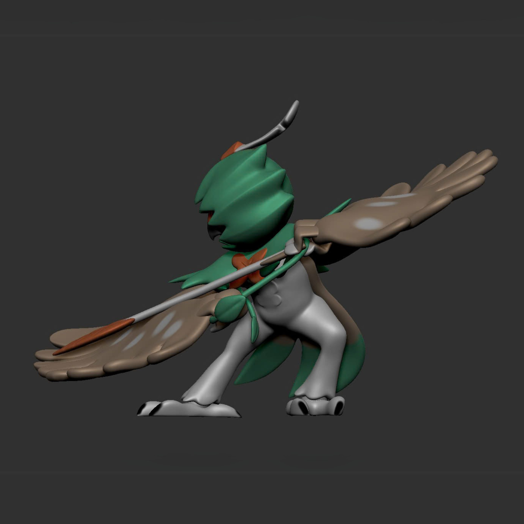 Decidueye x Spirit Shackle 3D Print Model STL for 3D Printing 3D print model_4