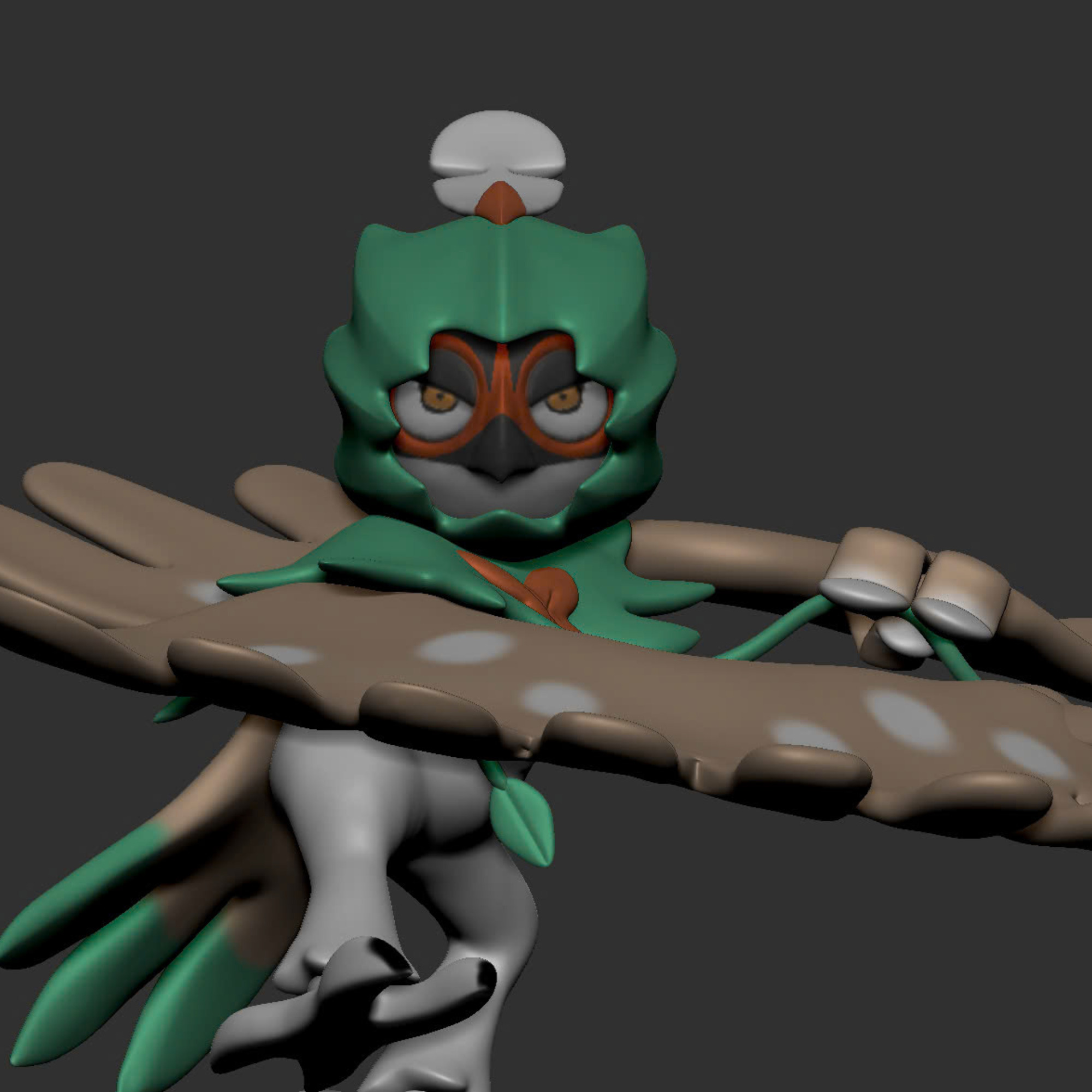 Decidueye x Spirit Shackle 3D Print Model STL for 3D Printing 3D print model_1