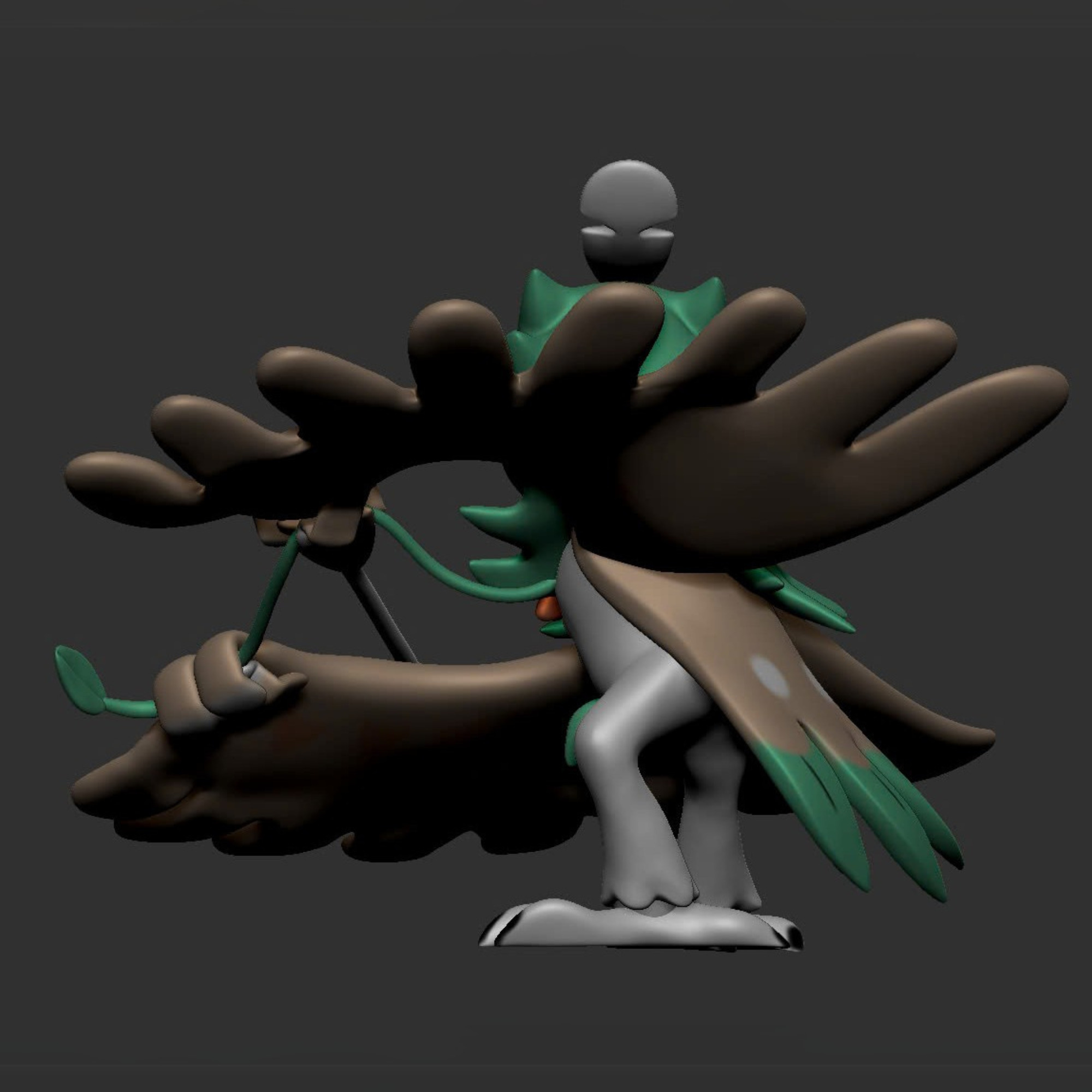 Decidueye x Spirit Shackle 3D Print Model STL for 3D Printing 3D print model_3