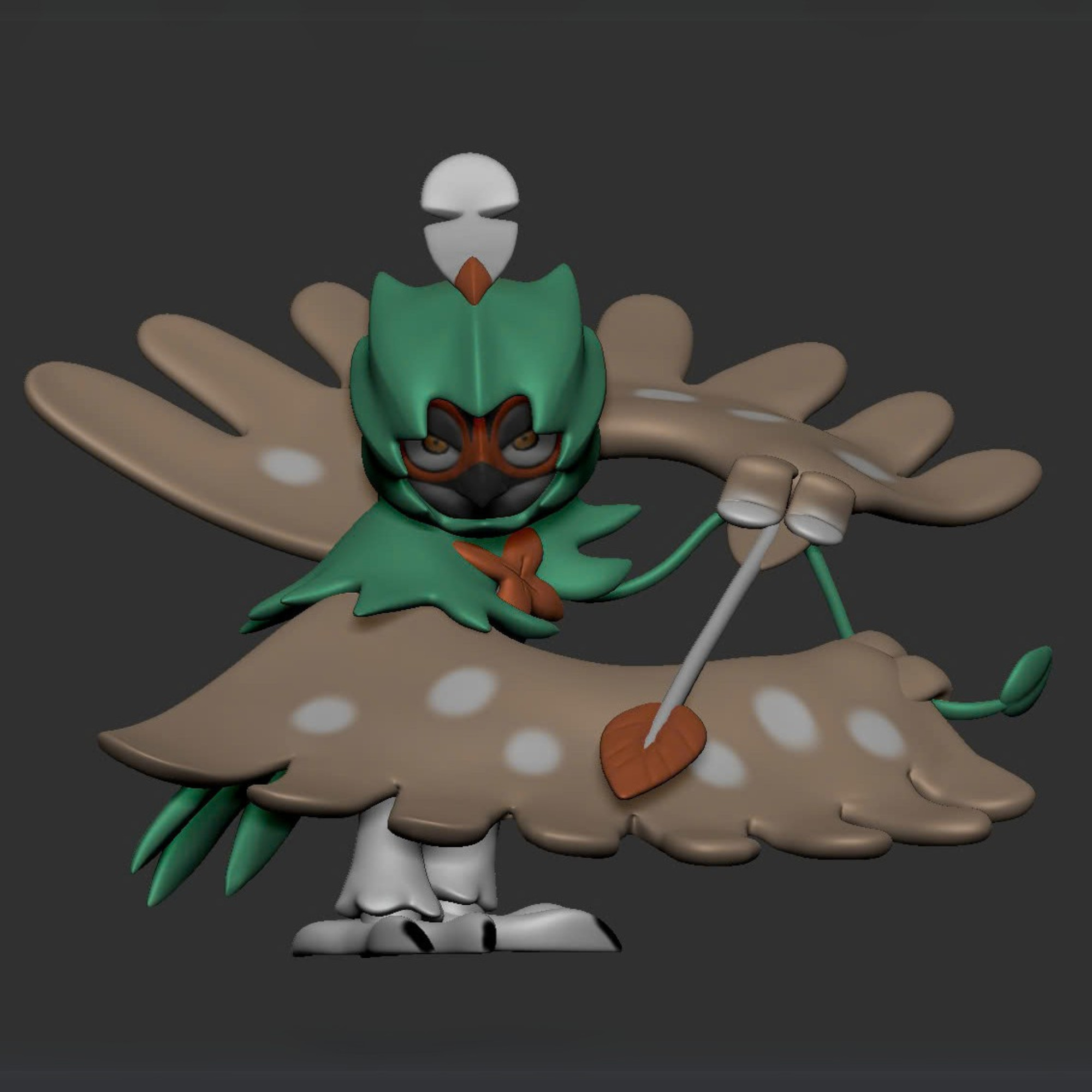 Decidueye x Spirit Shackle 3D Print Model STL for 3D Printing 3D print model_2