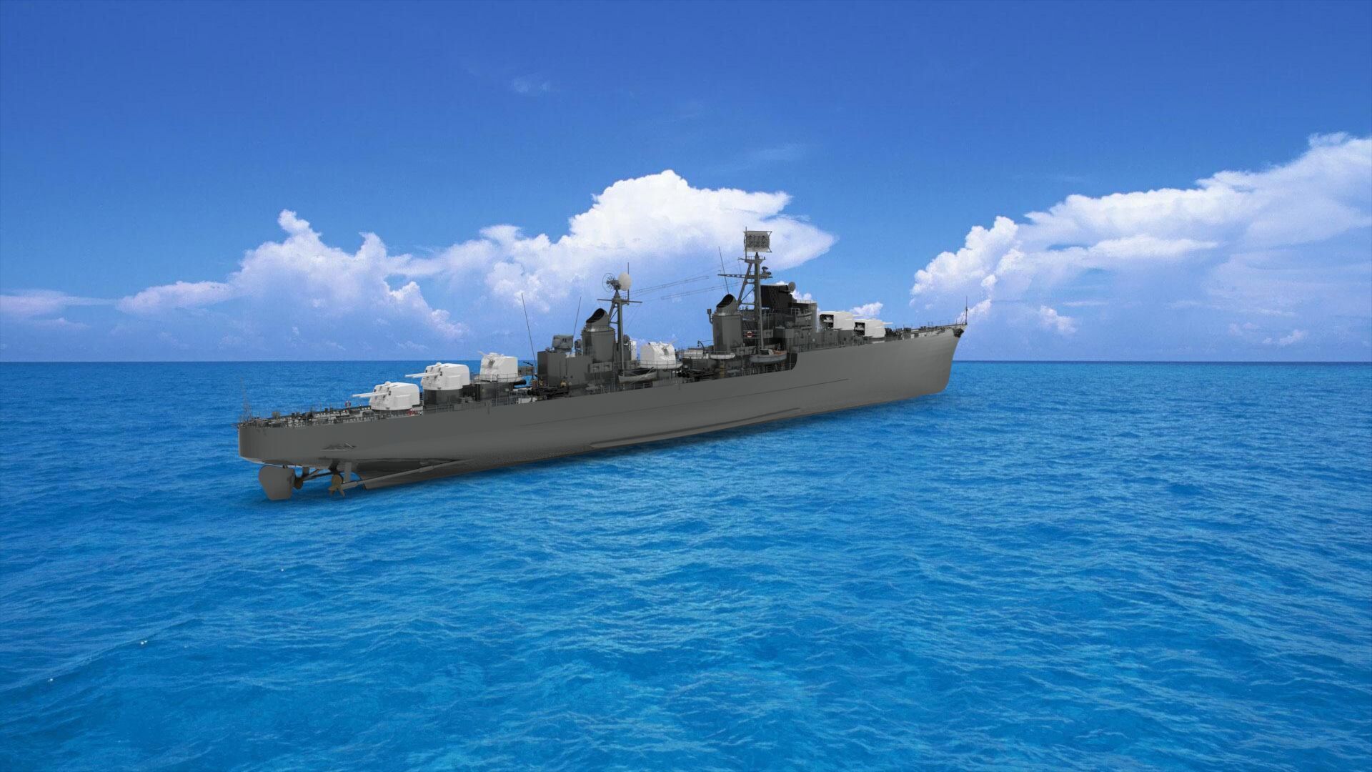 Destroyer 3D model_1