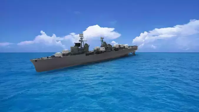 Destroyer 3D model