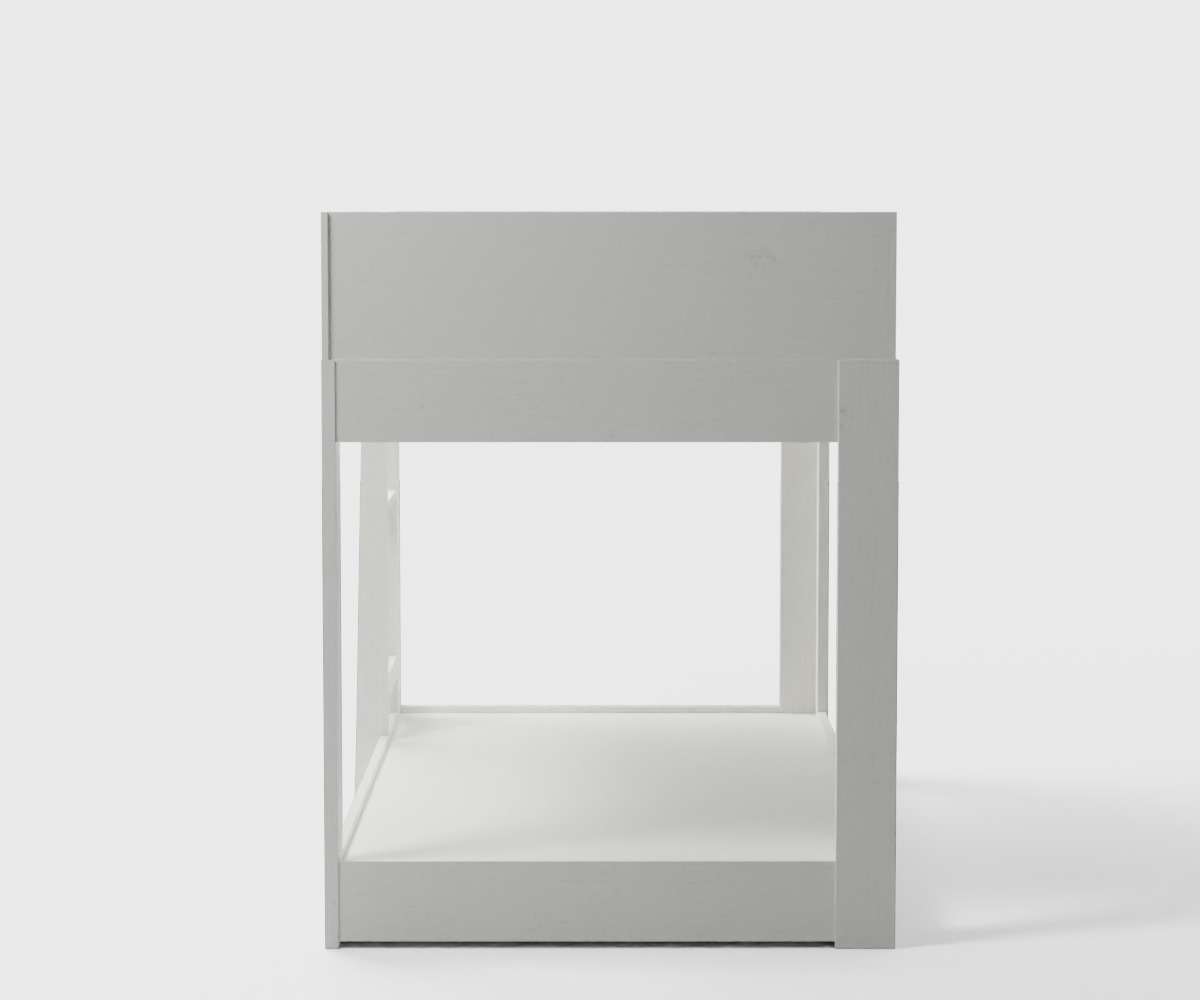 Milo Twin Bunk Bed Low-poly 3D model_3