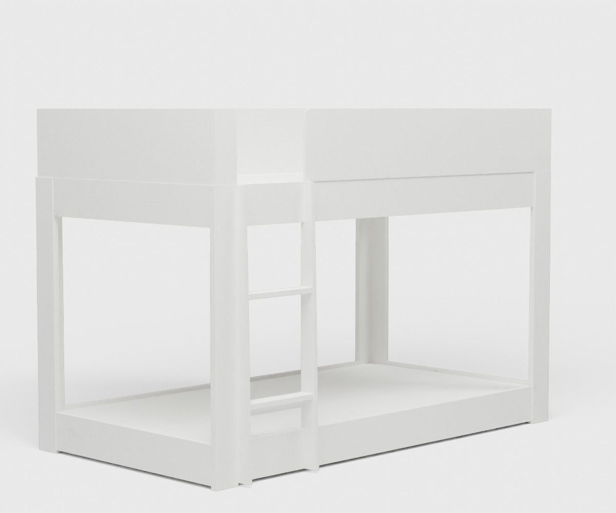 Milo Twin Bunk Bed Low-poly 3D model_8