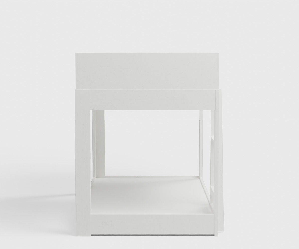 Milo Twin Bunk Bed Low-poly 3D model_7