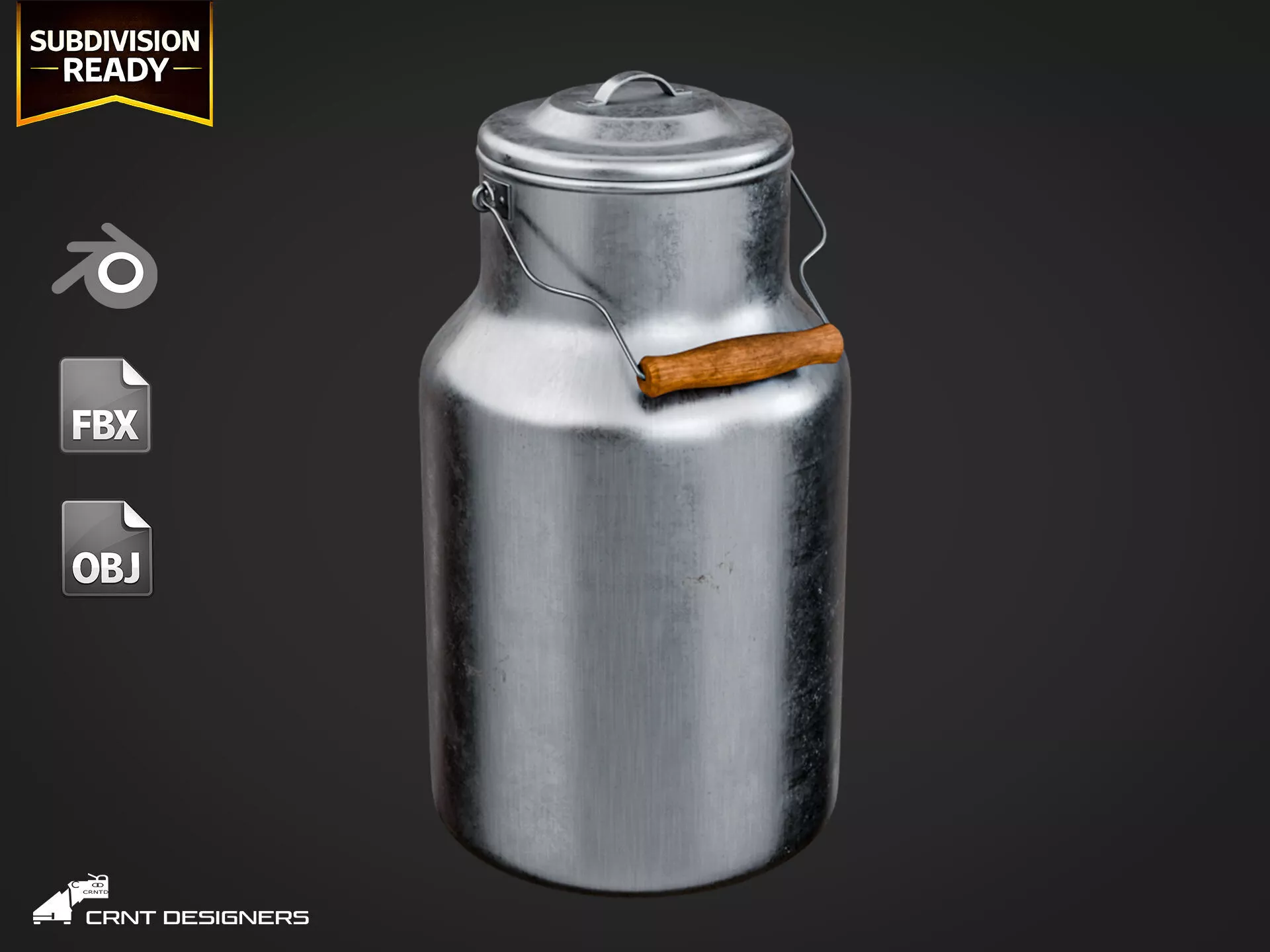 Milk Container 3D model