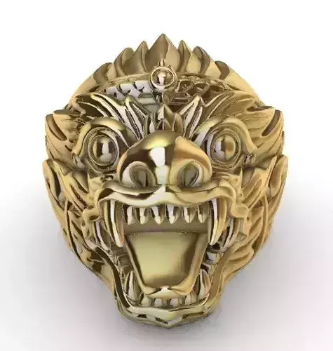 Monkey king thai style ring
