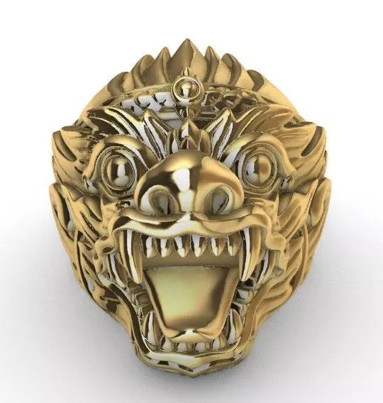 Monkey king thai style ring 3D print model