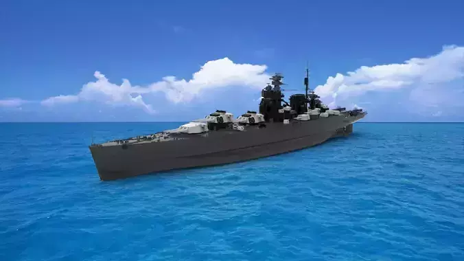 WARSHIP 3D model