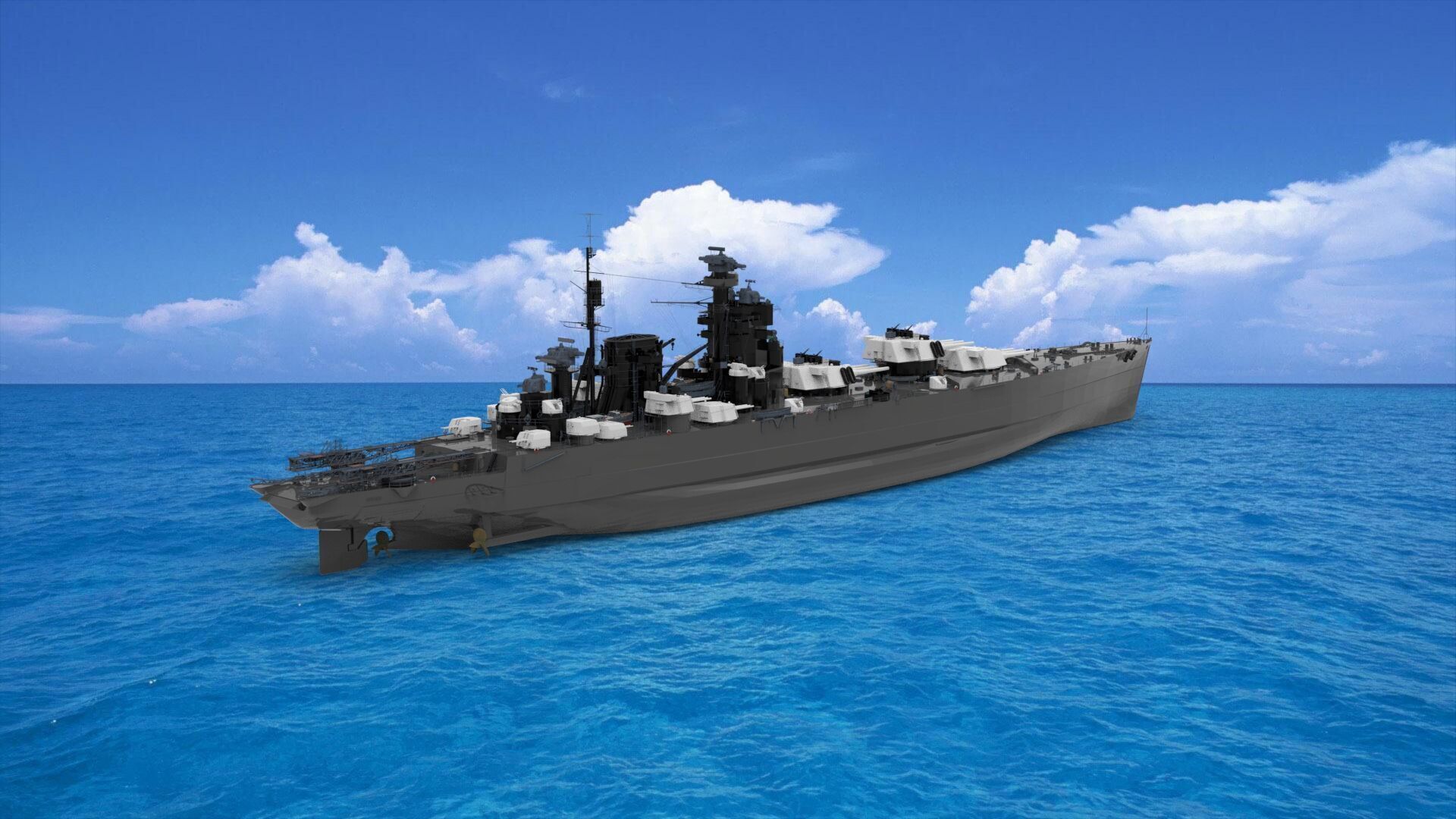 WARSHIP 3D model_1