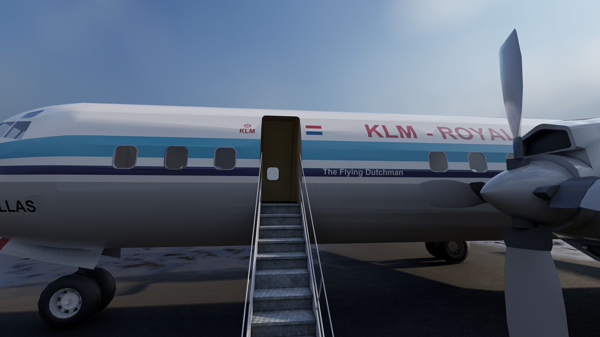 KLM 1960s Fleet DC 8s and Lockheed-188 ELECTRA 3D model_8