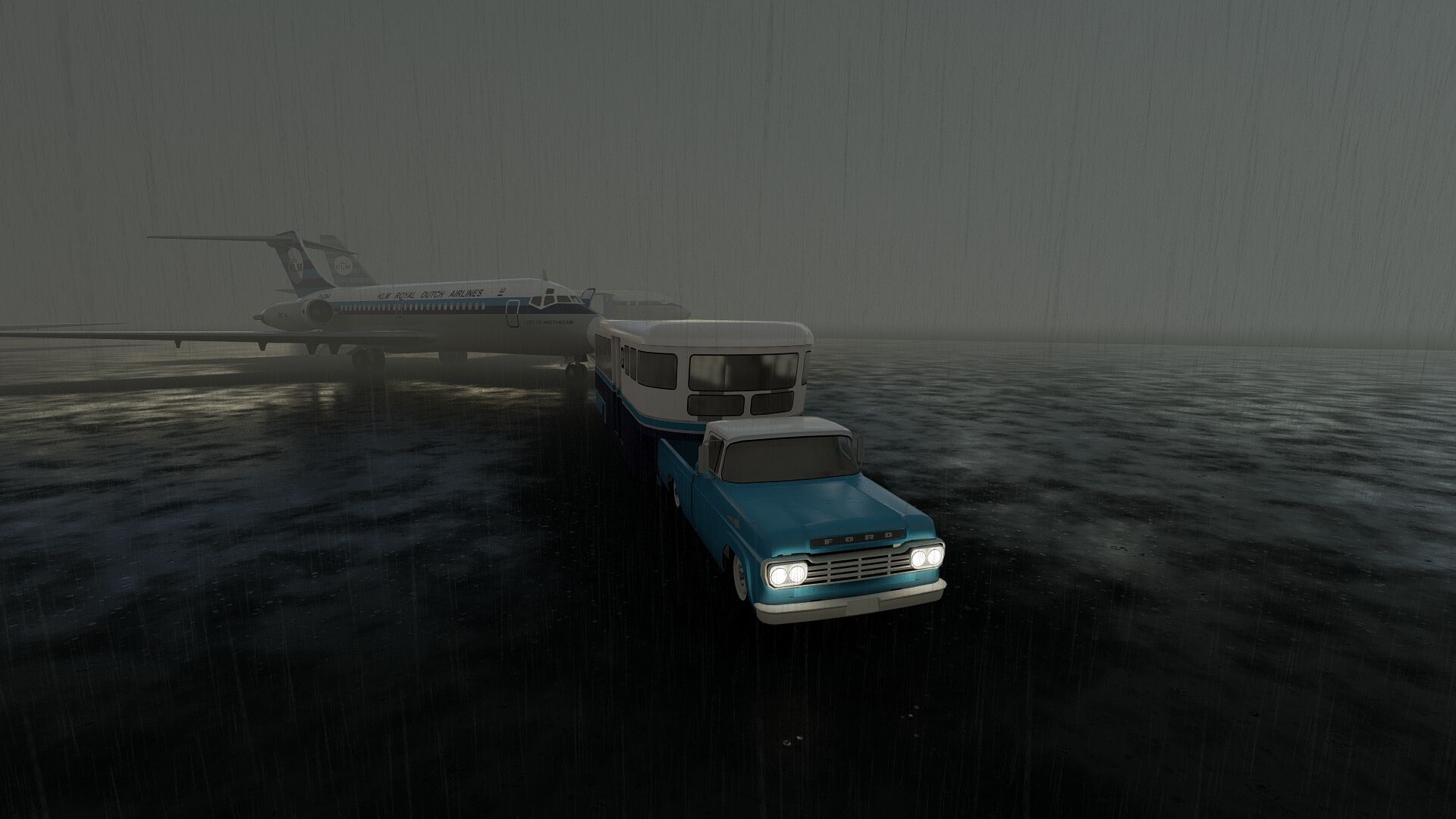 KLM 1960s Fleet DC 8s and Lockheed-188 ELECTRA 3D model_26