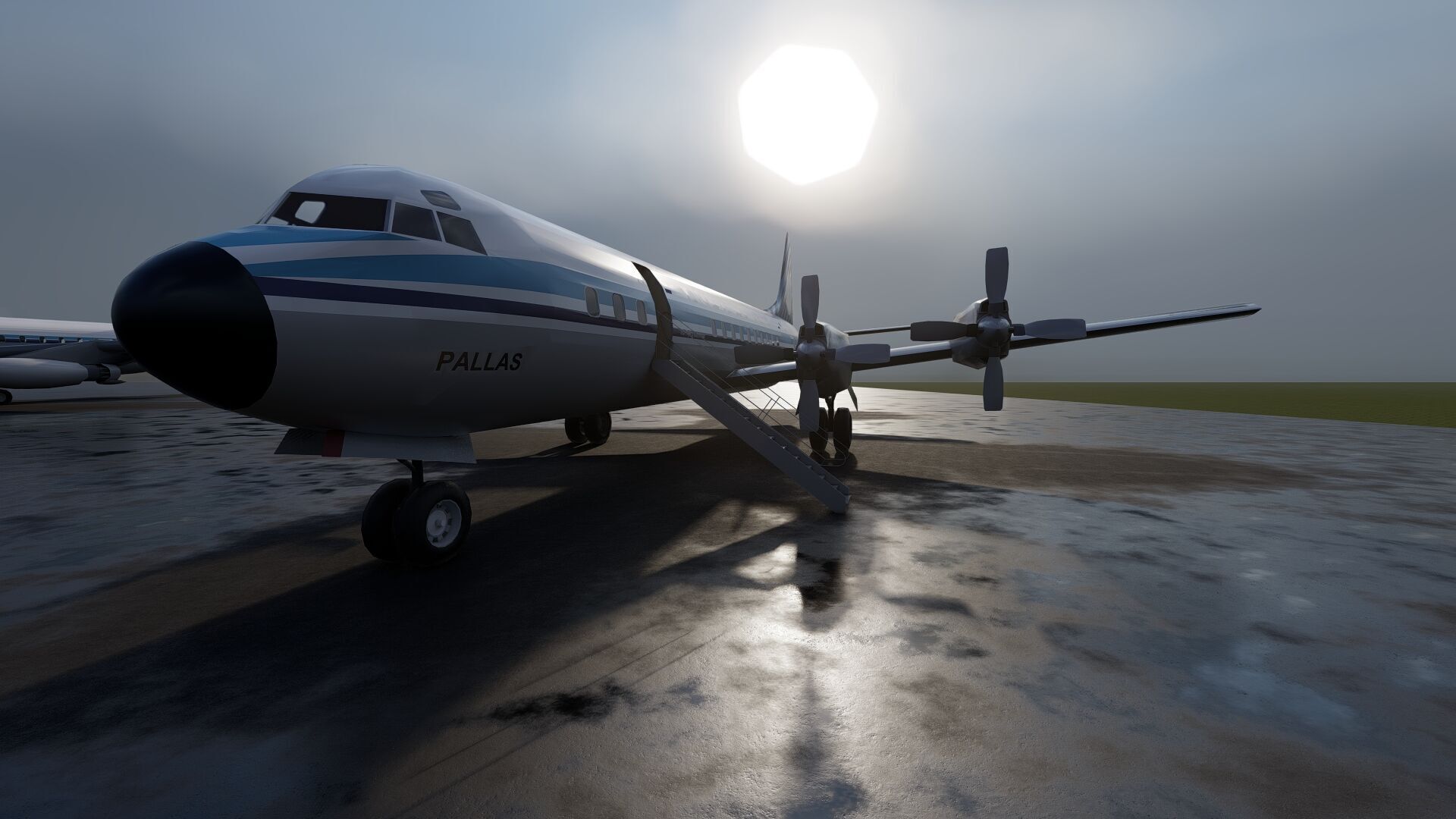 KLM 1960s Fleet DC 8s and Lockheed-188 ELECTRA 3D model_6