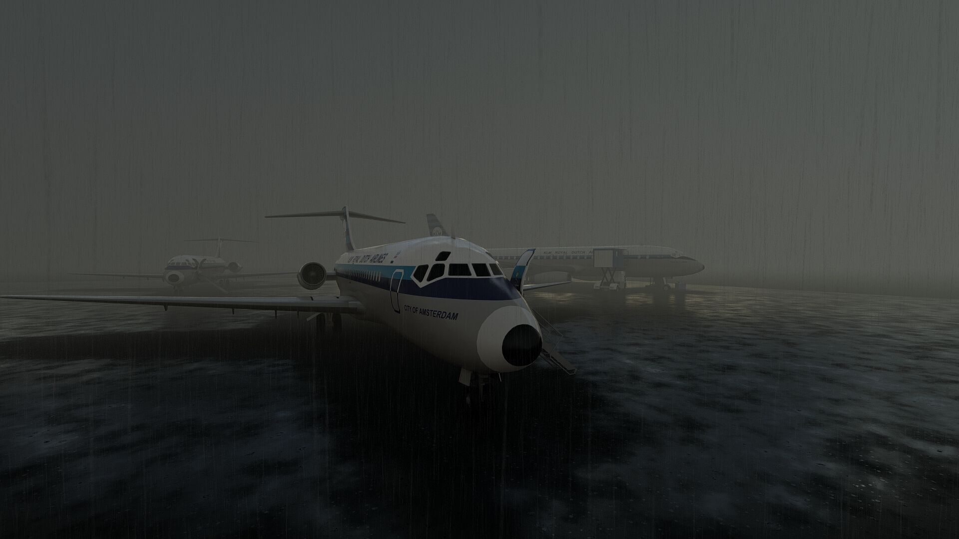 KLM 1960s Fleet DC 8s and Lockheed-188 ELECTRA 3D model_30