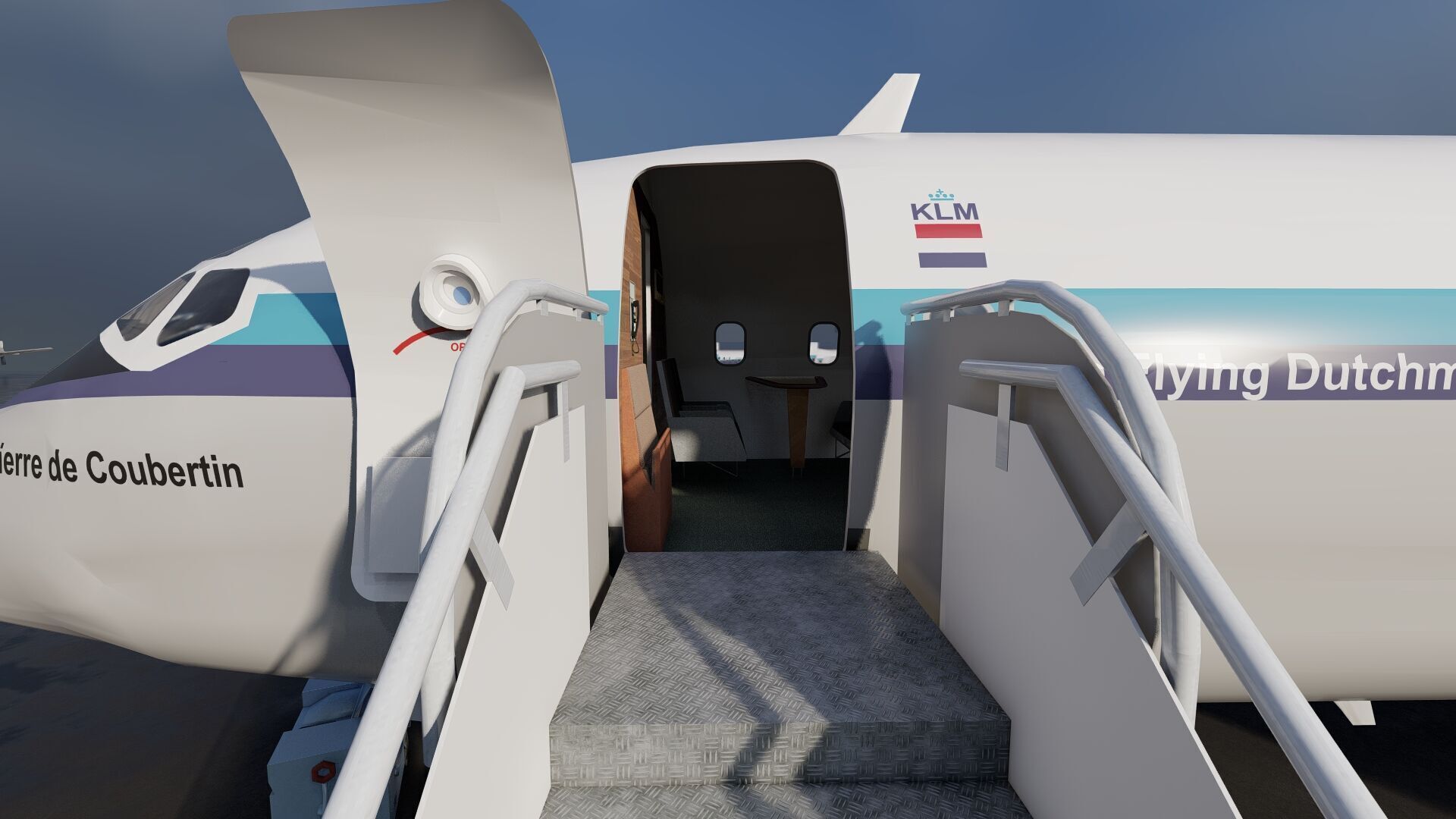 KLM 1960s Fleet DC 8s and Lockheed-188 ELECTRA 3D model_20