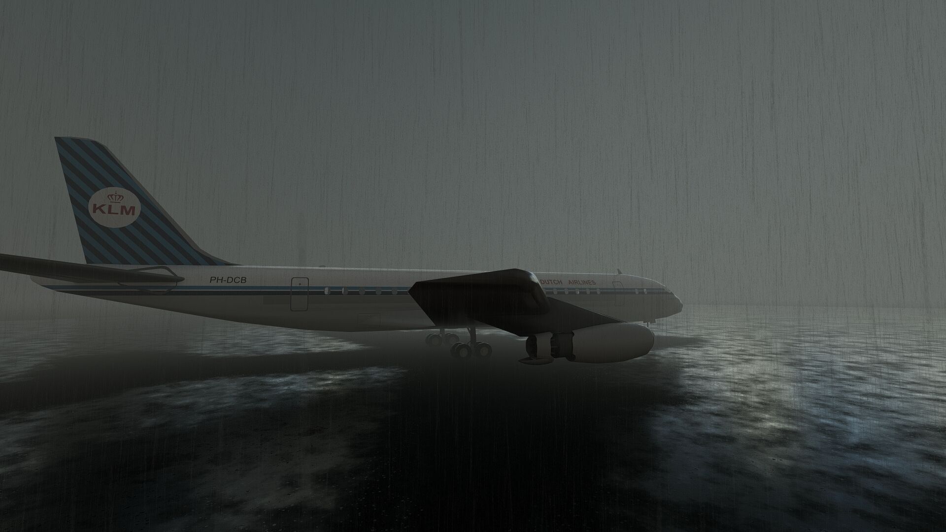 KLM 1960s Fleet DC 8s and Lockheed-188 ELECTRA 3D model_28