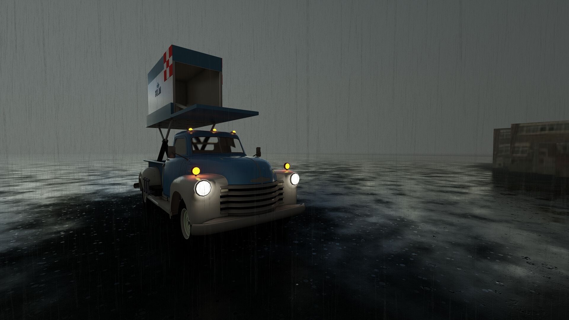 KLM 1960s Fleet DC 8s and Lockheed-188 ELECTRA 3D model_27