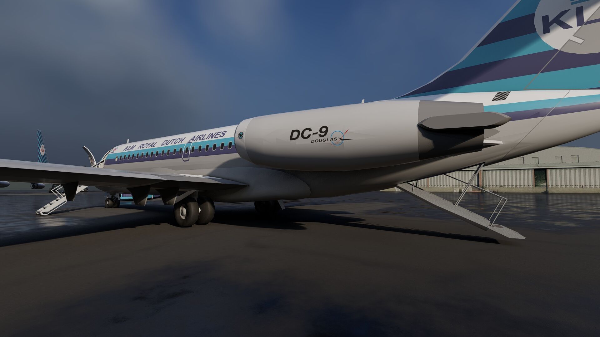 KLM 1960s Fleet DC 8s and Lockheed-188 ELECTRA 3D model_15