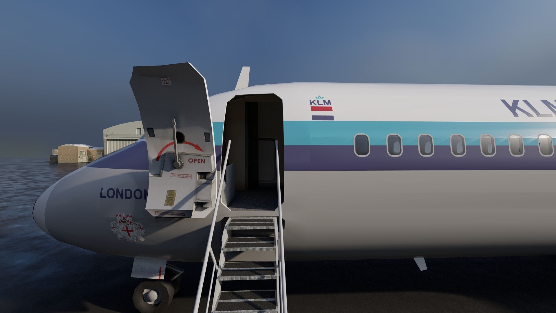 KLM 1960s Fleet DC 8s and Lockheed-188 ELECTRA 3D model_23