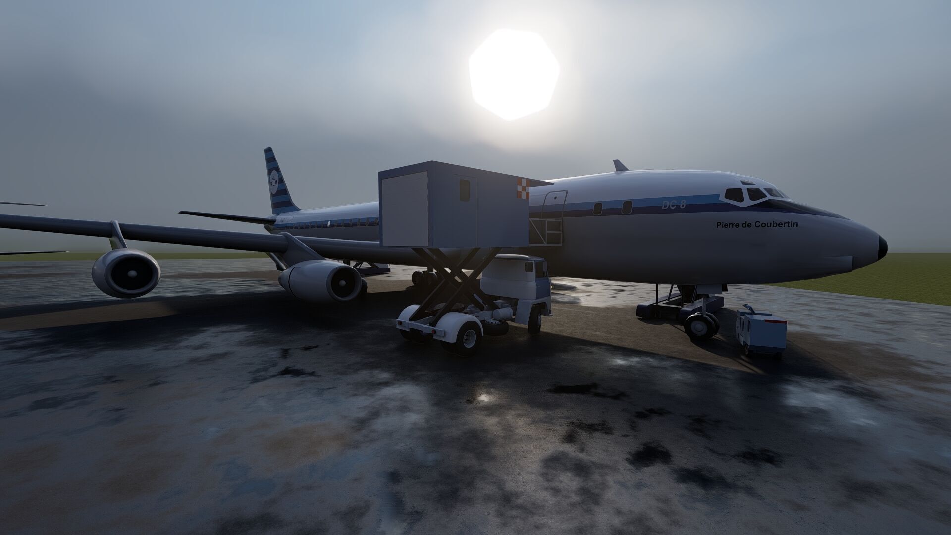 KLM 1960s Fleet DC 8s and Lockheed-188 ELECTRA 3D model_17