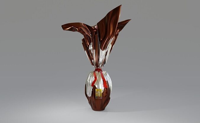 Chocolate Easter Egg - Ovo de Pascoa 3D model 3