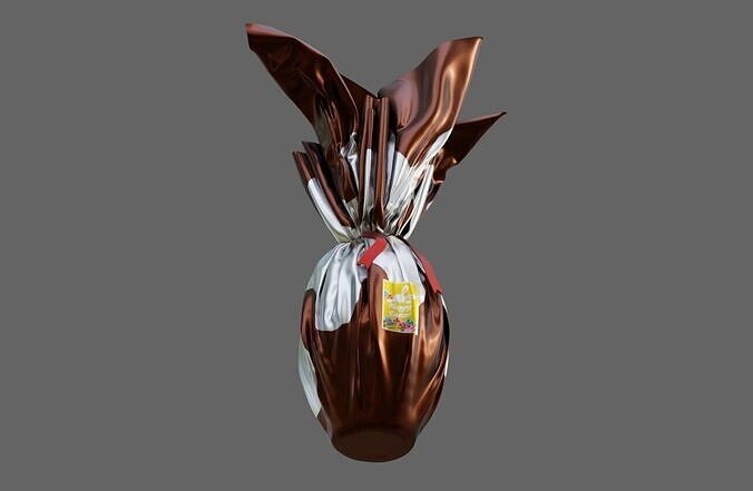Chocolate Easter Egg - Ovo de Pascoa 3D model 7