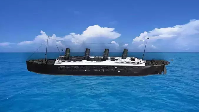 titanic 3D model