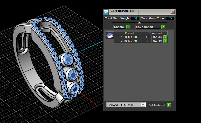 Ring like messika 070225 3D print model_12