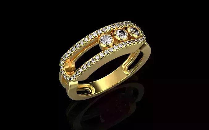 Ring like messika 070225 3D print model