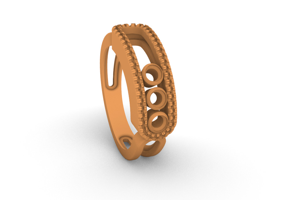 Ring like messika 070225 3D print model_10