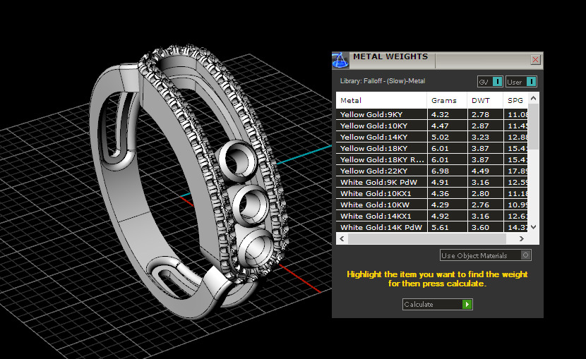 Ring like messika 070225 3D print model_13