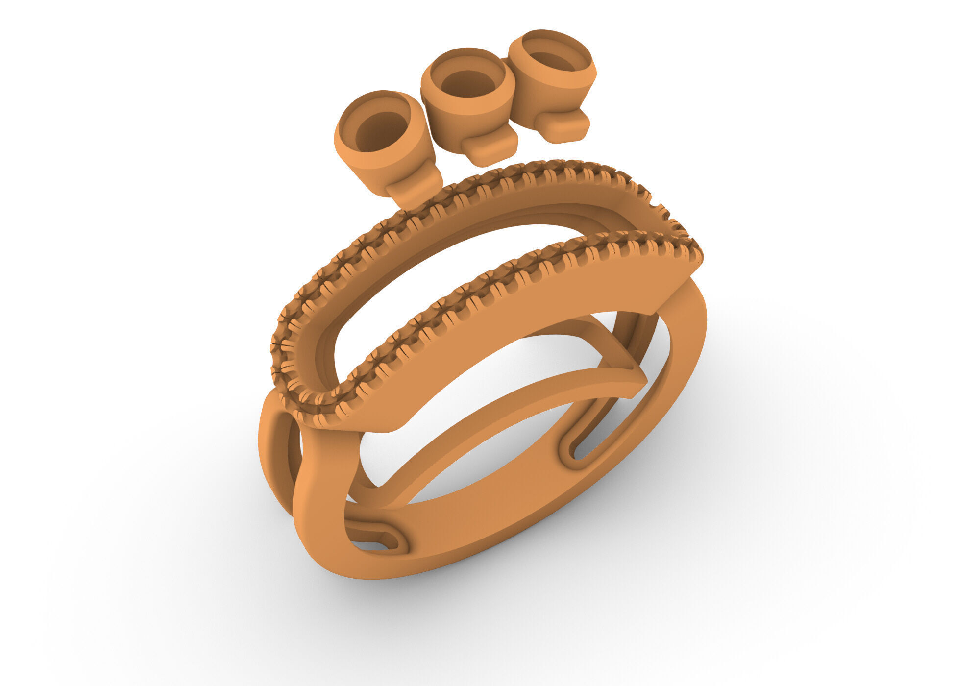 Ring like messika 070225 3D print model_8