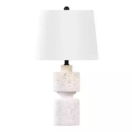 Ivory Resin Table Lamp