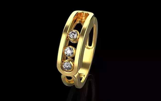 Ring like messika 070225-1 3D print model