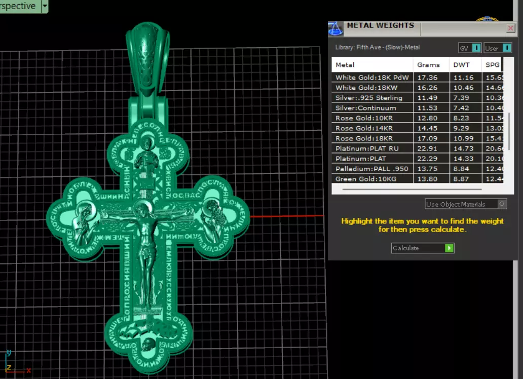 cross 3D print model_0