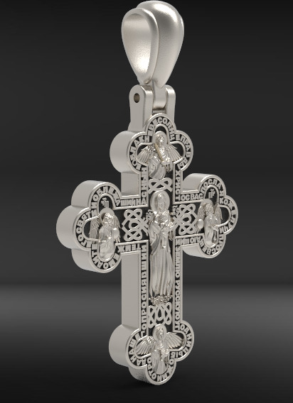 cross 3D print model_2