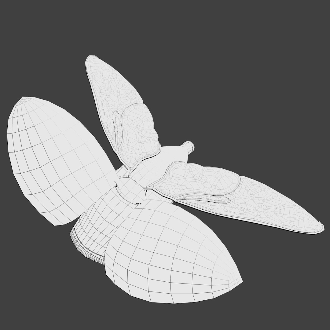 sci-fi ship 3D model_8