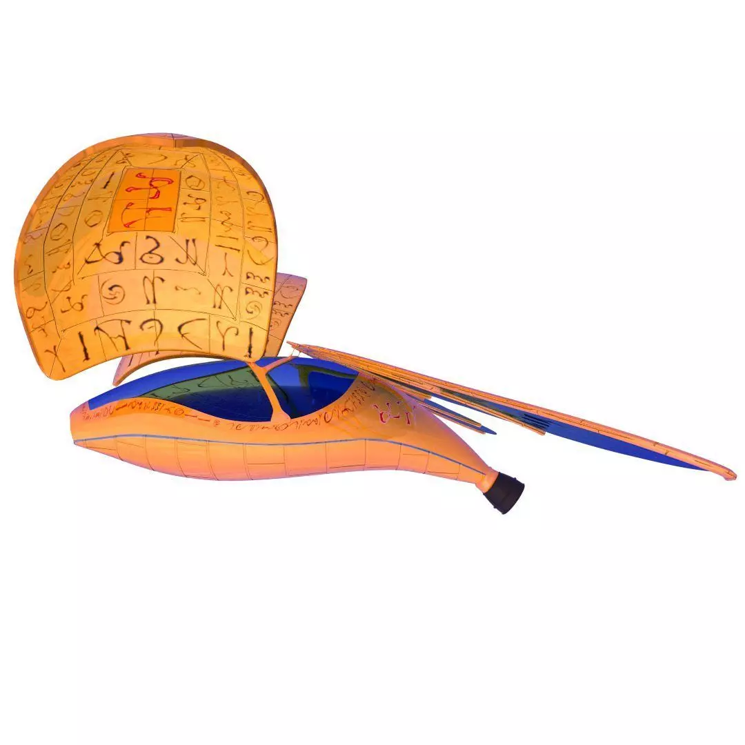 sci-fi ship 3D model_0